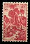 Французская Экваториальная Африка 1947 г. • Iv# 212 • 60 c. • осн. выпуск • гигантские пальмы • MNH OG VF