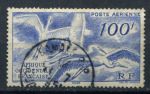 Французская Западная Африка 1947 г. • Iv# A13 • 100 fr. • журавли • авиапочта • Used VF ( кат. - €6 )