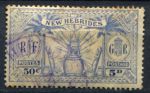 Новые Гебриды 1925 г. • Iv# 95 • 50 c.(5 d.) • основной выпуск • боевой тотем • Used F-VF