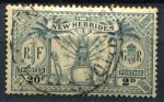 Новые Гебриды 1925 г. • Iv# 93 • 20 c.(2 d.) • основной выпуск • боевой тотем • Used F-VF