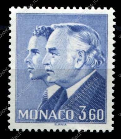 Монако 1987 г. • Mi# 1819 • 3.60 fr. • Принцы Альберт и Ренье • стандарт • MNH OG VF ( кат.- $ 4 )