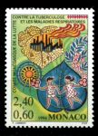 Монако 1994 г. • Mi# 2174 • 2.4+0.6 fr. • Национальный комитет борьбы с туберкулезом • MNH OG VF ( кат.- € 3 )