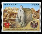 Монако 1992 г. • Mi# 2088 • 15 fr. • Старинная церковь в Ле-Бо-де-Прованс • MNH OG XF ( кат. - €7 )