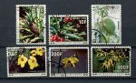 Коморские острова 1977 г. • Mi# P7..17 • 2 .. 500 fr. • Местная флора • служебный выпуск • 6 марок(концовки) • Used VF