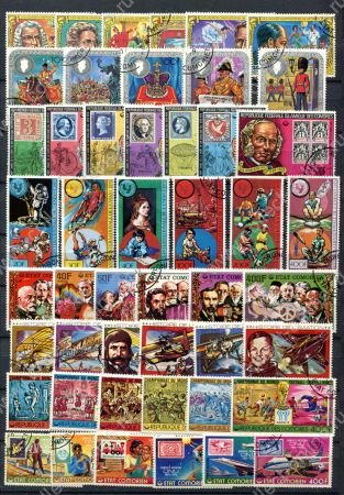 Коморские острова 197x гг. • 48 марок (8 полн. серий) • тематика • Used(ФГ) VF