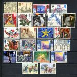 Великобритания • XX век • набор 23 разные марки • коммеморатив • Used VF
