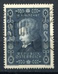 Австрия 1957 г. • MI# 1024(Sc# 609) • 1.50 s. • Моцарт • 200 лет со дня рождения • Used VF ( кат. - €2 )