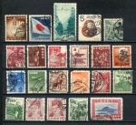 Япония • XX век • лот 22 старые, разные марки • Used F-VF
