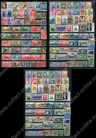 Италия XX век • коллекция 170+ разных, старых марок, коммеморатив • Used F-VF