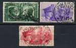Италия 1941 г. • Mi# 625-627 • 25 - 75 c. • союз Рим-Берлин • фюрер и дуче • Used VF