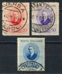Италия 1938 г. • SC# 397-9(Mi# 601-3) • 20 c. - 1.25 L. • Гульельмо Маркони • полн. серия • Used VF • ( кат.- $7 )