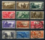 Италия 1932 г. • Mi# 415..427 • 5 c. ..1.75 L. • 10-летие марша фашистов на Рим • 12 марок • Used VF ( кат.- $40 )