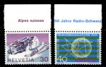 Швейцария 1971 г. • Mi# 953-954 • Юбилеи и события • полн. серия • MNH OG XF