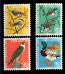 Швейцария 1971 г. • Mi# 960-963 • Лесные птицы Европы • полн. серия • MNH OG VF