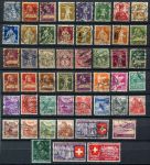 Швейцария XIX-XX век • набор 49 разных, старинных марок • Used F-VF