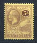 Антигуа 1921-1929 гг. • Gb# 55 • 3 d. • Георг V • стандарт • MH OG VF