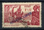 Французская Индия 1941 г. • Iv# 157 • 1 fr. 12 ca. • надпечатка "FRANCE LIBRE" • Used VF