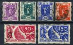 Франция 1936 г. • Mi# 328-333 • 20 c. - 1.50 fr. • Международная выставка в Париже • полн. серия • Used VF ( кат. -  €15 )