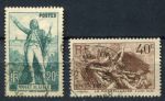 Франция 1936 г. • Mi# 3319-320 • 20 и 40 c. • Клод Жозеф Руже де Лиль(композитор) • 100 лет со дня смерти • Used F-VF • полн. серия ( кат. - $5 )