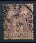Франция 1877-1890 гг. • Sc# 96 • 5 fr. • Мир и торговля • стандарт • Used VF ( кат. - $65 ) (1)