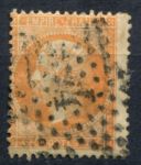 Франция 1863-1870 гг. • Sс# 35 • 40 c. • Император Наполеон III • стандарт • Used F-VF ( кат.- $10 )