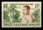 Французская Экваториальная Африка 1954 г. • Iv# 230 • 15 fr. • Губернатор Кюро • MH OG VF