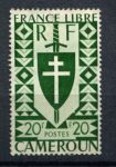 Французский Камерун 1941 г. • Iv# 262 • 20 fr. • Лондонский выпуск • MH OG F-VF