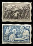 Франция 1941 г. • Mi# 509-510 • Для фонда маршала Петена • полн. серия • MNH OG VF