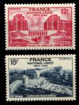 Франция 1948 г. • Iv# 818-819 • Генеральная Ассамблея ООН, Париж • полн. серия • MNH OG VF