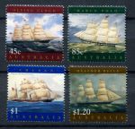 Австралия 1998 г. • Gb# 1727-1730 • Парусные корабли • полн. серия • MNH OG XF ( кат.- £6 )