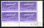 Франция 1986 г. • Mi# 2579 • 30 fr. • Французские самолеты • Wibout 283 • авиапочта • № кв. блок • MNH OG XF ( кат.- € 60 )
