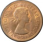 Великобритания 1965 г. • KM# 897 • 1 пенни • Елизавета II • регулярный выпуск • MS BU-