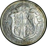 Великобритания 1912 г. • KM# 818.1 • полкроны • Георг V • регулярный выпуск • VF ( кат. - $30+ )