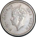 Малайя и Британское Борнео 1950 г. • KM# 7 • 5 центов • Георг VI • регулярный выпуск • AU
