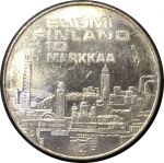 Финляндия 1971 г. S-H • KM# 52 • 10 марок • Чемпионат Европы по легкой атлетике • серебро • памятный выпуск • BU
