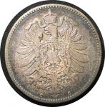 Германия 1876 г. C (Франкфурт) • KM# 7 • 1 марка • (серебро) • Имперский орел • регулярный выпуск • F