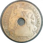 Французский Индокитай 1926 г. A(Париж) • KM# 12.1 • 1 цент • регулярный выпуск • F-VF