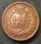 США 1907 г. • KM# 90a • 1 цент • "Индеец" • регулярный выпуск • AU