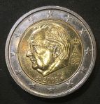 Бельгия 2009 г. • KM# 281 • 2 евро • Король Альберт II • регулярный выпуск • BU- ( кат.- $6,00 )