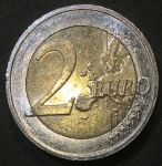 Нидерланды 2012 г. • KM# 315 • 2 евро • 10 лет с начала обращения монет евро • регулярный выпуск • AU