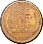 США 1925 г. • KM# 132 • 1 цент • Авраам Линкольн • регулярный выпуск • VF
