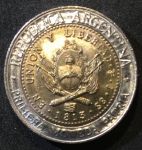 Аргентина 2013 г. KM# 112.4 • 1 песо • 200-летие начала чеканки монет • памятный выпуск • MS BU