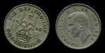 Великобритания 1948 г. • KM# 864 • 1 шиллинг • герб Шотландии • регулярный выпуск • +/- XF
