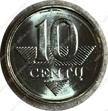 Литва 2008 г. • KM# 106 • 10 центов • Ливонский рыцарь • регулярный выпуск • MS BU