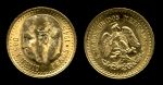 Мексика 1945г. KM# 463 / 2 1/2 песо / золото 900 - 2.08 гр. / MS BU GEM!
