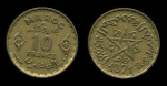 Марокко 1952 г. (AH1371 г ) • KM# Y49 • 10 франков • регулярный выпуск • XF - XF+