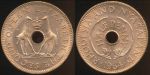 Родезия и Ньясаленд 1964 г. • KM# 1 • ½ пенни • жирафы • MS BU