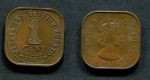 Малайя и Британское Борнео 1957 г. • KM# 5 • 1 цент • Елизавета II • регулярный выпуск • AU-UNC
