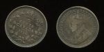 Канада 1918 г. • KM# 22 • 5 центов • Георг V • серебро • регулярный выпуск • F