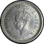Британская Индия 1942 г. (Бомбей) • KM# 557.1 • 1 рупия • Георг VI • серебро • регулярный выпуск • MS BU